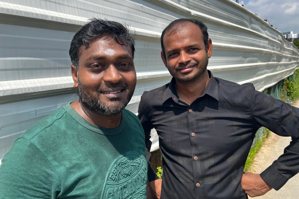 இடமிருந்து: திரு கோபிநாத், திரு சசிராஜா.