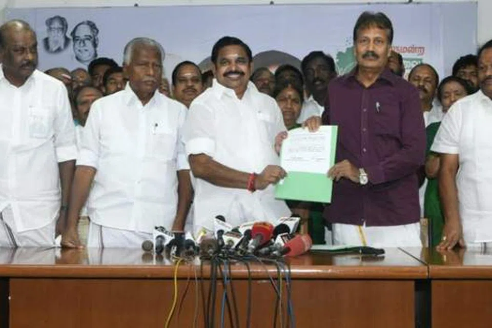 புதிய தமிழகம் கட்சிக்கான கூட்டணி ஒப்பந்தம்.