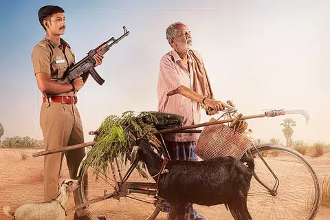 ‘லெனின் பாண்டியன்’ என்ற படத்தில் கங்கை அமரனுடன் சிவாஜியின் பேரன் தர்ஷன் கணேசன். 