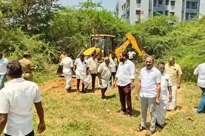 காரைக்குடியில் ரூ.100 கோடி மதிப்பு கோயில் நிலம் அபகரிப்பு