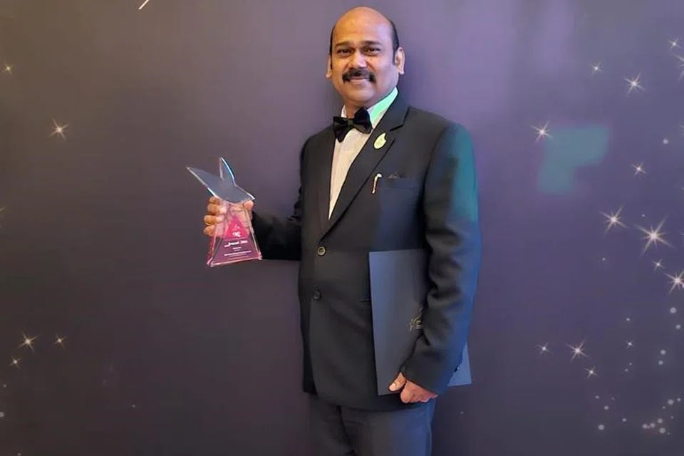 ‘ஸ்பிரிட் ஃஆப் என்டர்பிரைஸ்’ விருது பெற்ற சாந்தகுமார்.