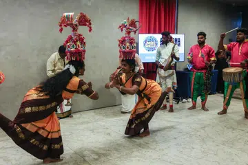 நாட்டுப்புற இசை, நடனக் கலைஞர்கள்.