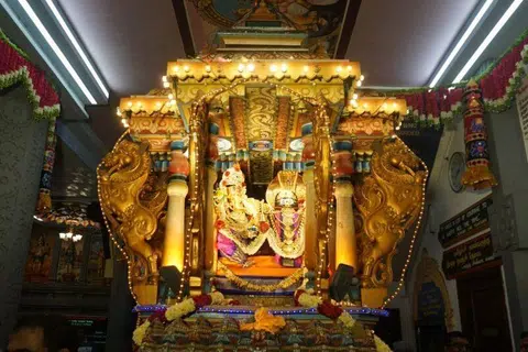 ஸ்ரீ செண்பக விநாயகர் கோயிலின் தனித்துவமான கைலாய வாகனம்.