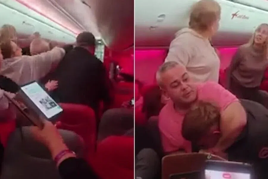 விமானத்தில் கைகலப்பு; அவசரமாகத் தரையிறங்கிய விமானம்