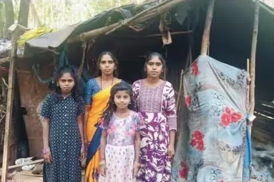 குடிசையில் வாழும் பத்மஸ்ரீ விருது பெற்றவரின் குடும்பம்