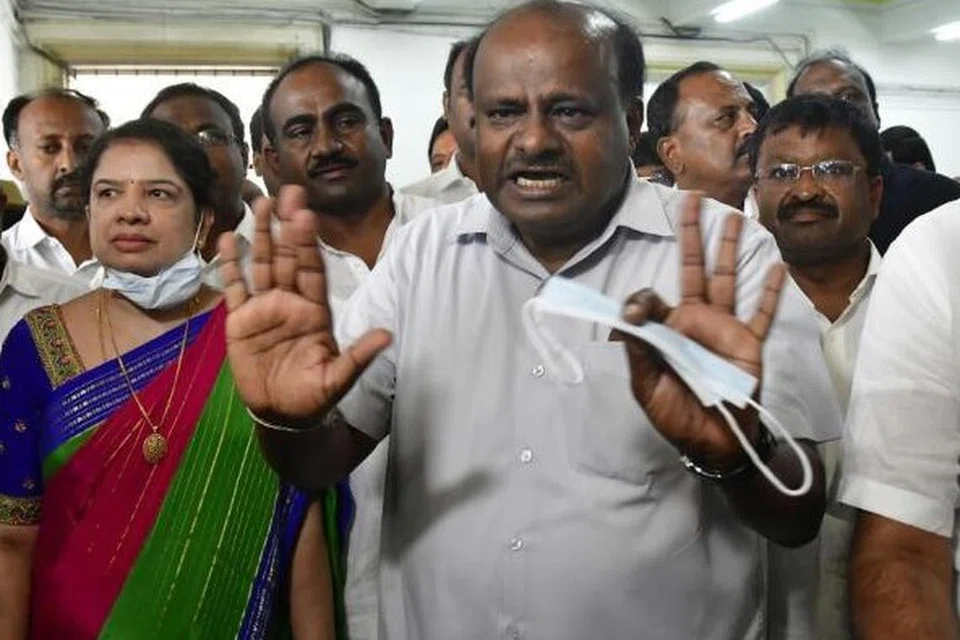 மஜத முன்னாள் முதல்வரும், மூத்த தலைவருமான குமாரசாமி.