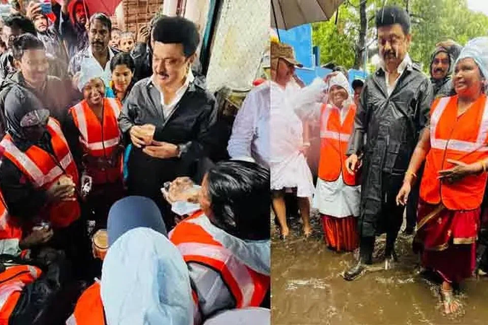 சென்னை நகரில் மழை நிவாரணப் பணிகளை முதல்வர் ஸ்டாலின் அக்டோபர் 15ஆம் தேதி நேரில் சென்று பார்வையிட்டார்.