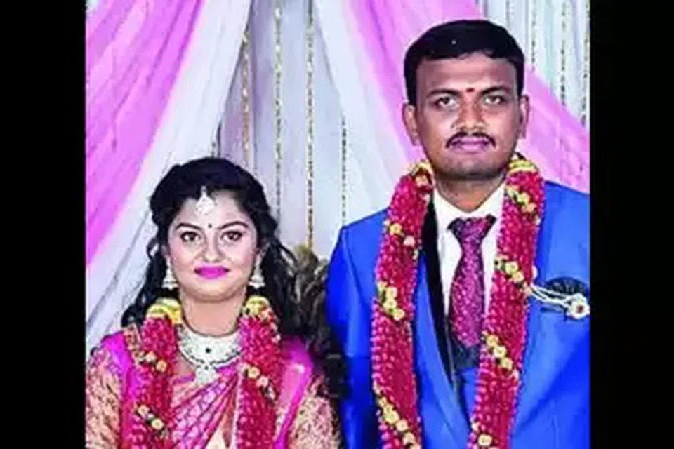 கொலையான பிரதீபாவும் அவரைக் கொலை செய்த கிஷோரும்.