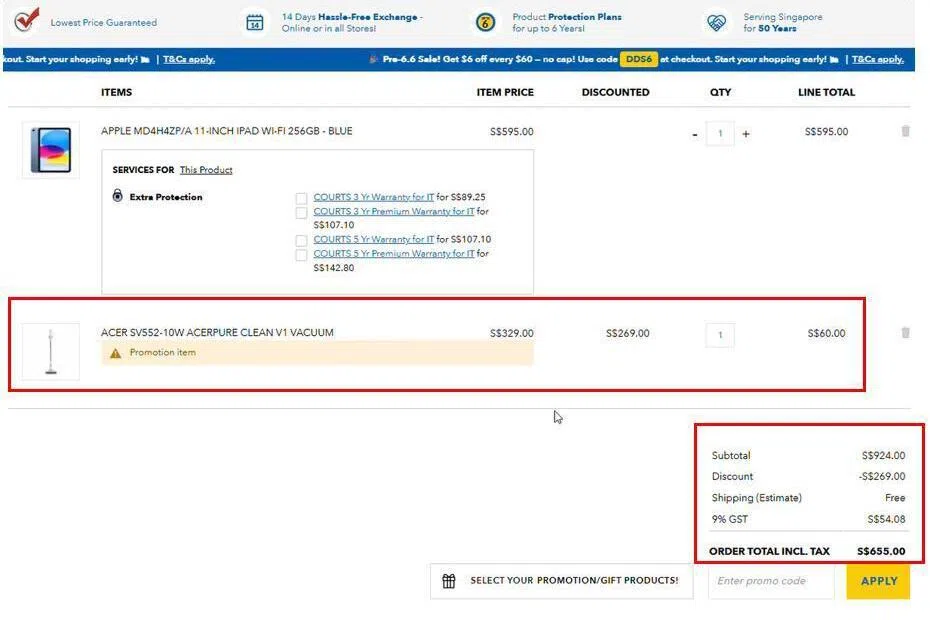 கோர்ட்ஸ், பிரிசம்+ மீது நடவடிக்கை