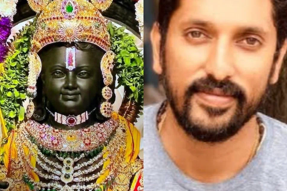 பால ராமர் சிலையை வடித்த சிற்பி அருண் யோகிராஜ்.  