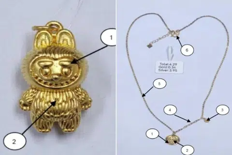 பொதுமக்கள் நகைகளை வாங்குவதற்குமுன் அதன் உள்ளடக்கத்தைச் சரிபார்க்குமாறு கேட்டுக்கொள்ளப்பட்டது.