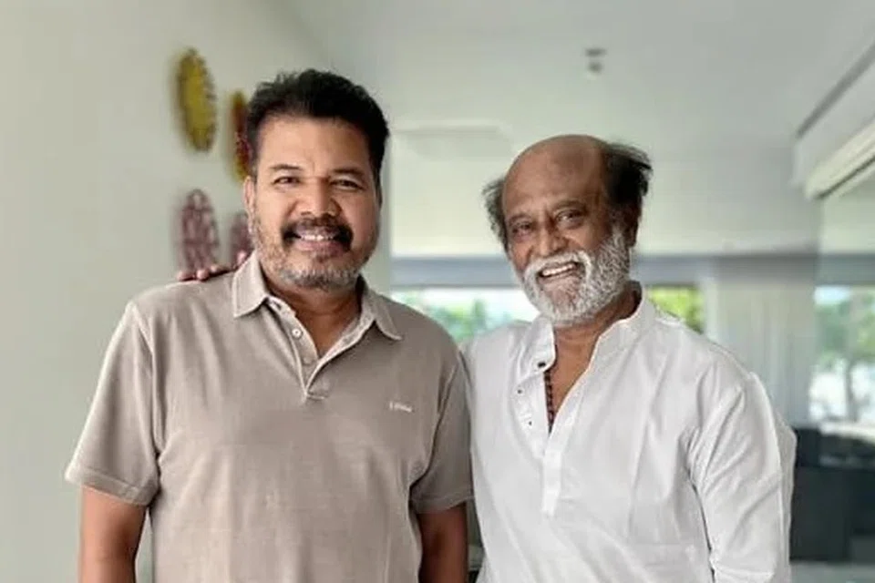 ரஜினியுடன் சங்கர்.