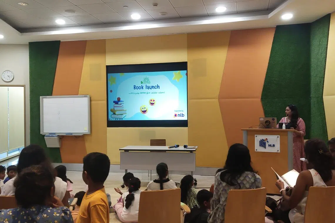 சிறுவர்களின் தமிழார்வத்தைத் தூண்டிய புத்தக வெளியீடு