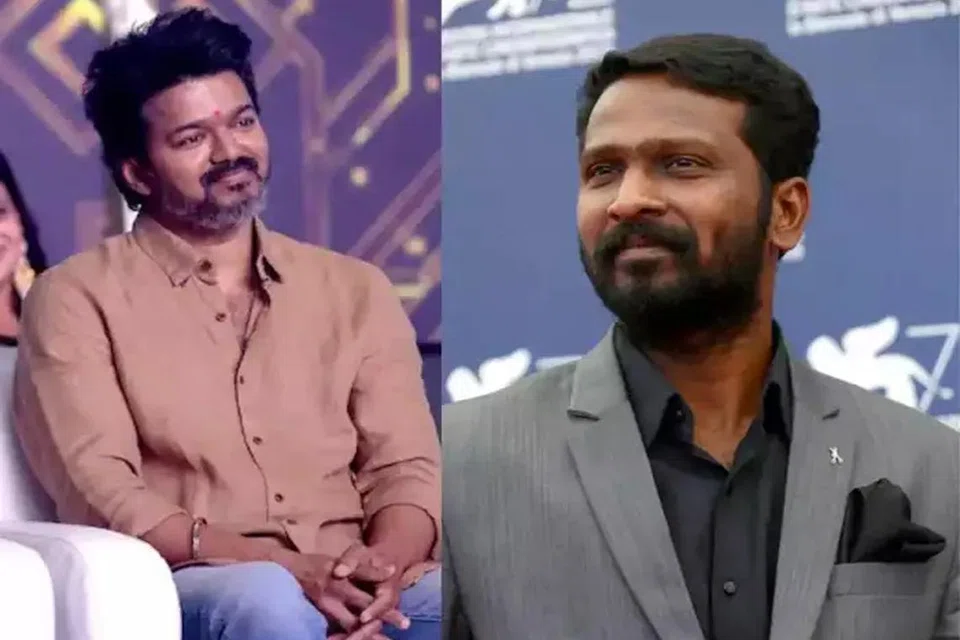 நடிகர் விஜய், இயக்குநர் வெற்றிமாறன்.