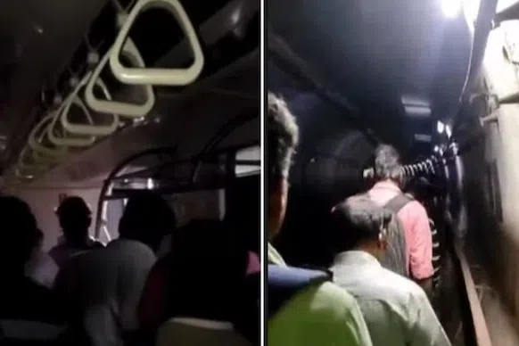 தொழில்நுட்பக் கோளாறு: நடுவழியில் நின்ற சென்னை மெட்ரோ ரயில்