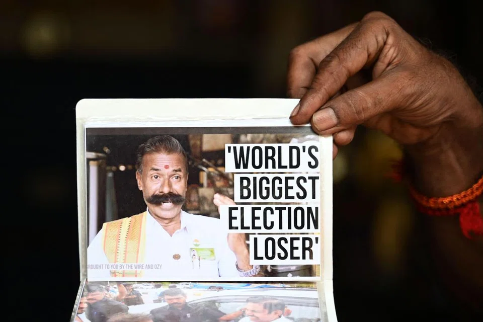 சுயேச்சை வேட்பாளரான பத்மராஜன் வெற்றி, தோல்வி குறித்துத் தான் கவலைப்படுவதில்லை என்கிறார்.