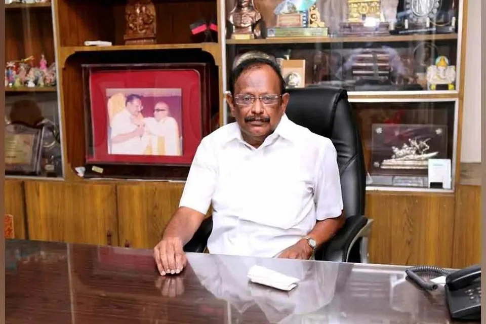 தமிழக சட்டத்துறை அமைச்சர் ரகுபதி. 