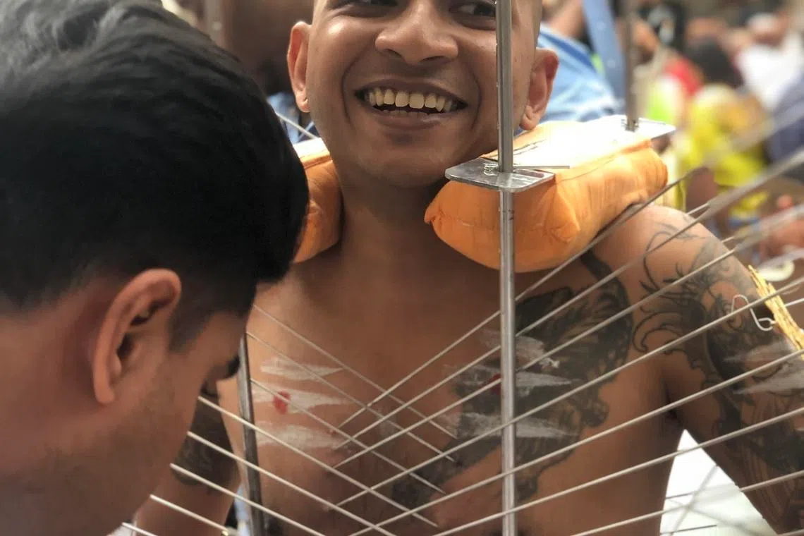 இந்திய மரபுடைமை நிலையத்தில் காவடி அனுபவ விளக்கம்