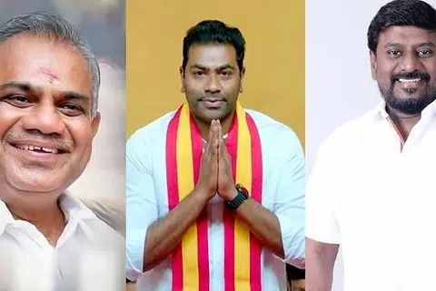 ஆனந்த், ஆதவ் அர்ஜுனா, ராஜ்மோகன்.