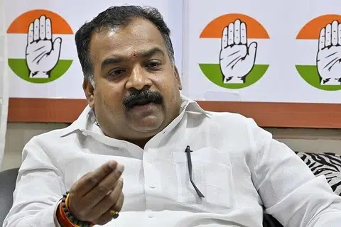 காங்கிரஸ் நாடாளுமன்ற உறுப்பினர் மாணிக்கம் தாகூர்.