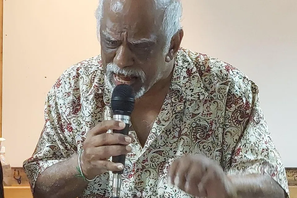 தோ பாயோ, புக்கிட் பாஞ்சாங், இயூ டீ இந்திய நற்பணிக் குழுக்களின் இசைப் பயிற்சிகளில் வாரந்தோறும் பங்குபெறும் திரு லிங்கம்.