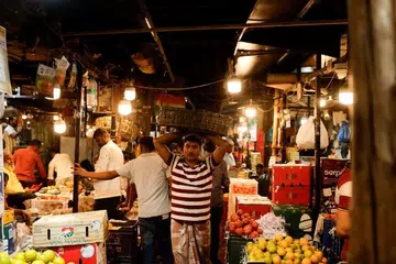 மும்பையின் மொத்த விற்பனைச் சந்தை.