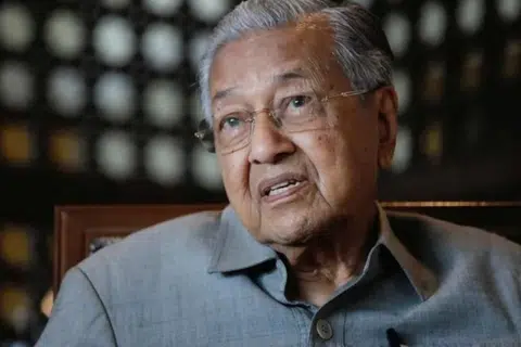 மலேசியாவின் முன்னாள் பிரதமர் டாக்டர் மகாதீர் முகம்மது.