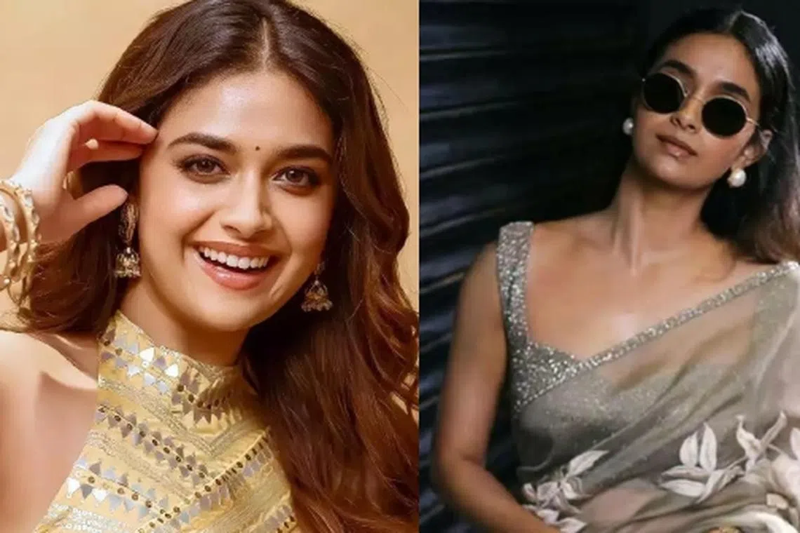 திருமணத்திற்குப் பிறகு கவர்ச்சியில் இறங்கிய கீர்த்தி சுரே‌‌ஷ்