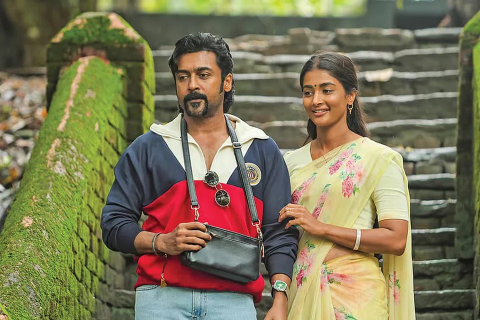 ‘ரெட்ரோ’ படத்தில் சூர்யா, பூஜா ஹெக்டே.
