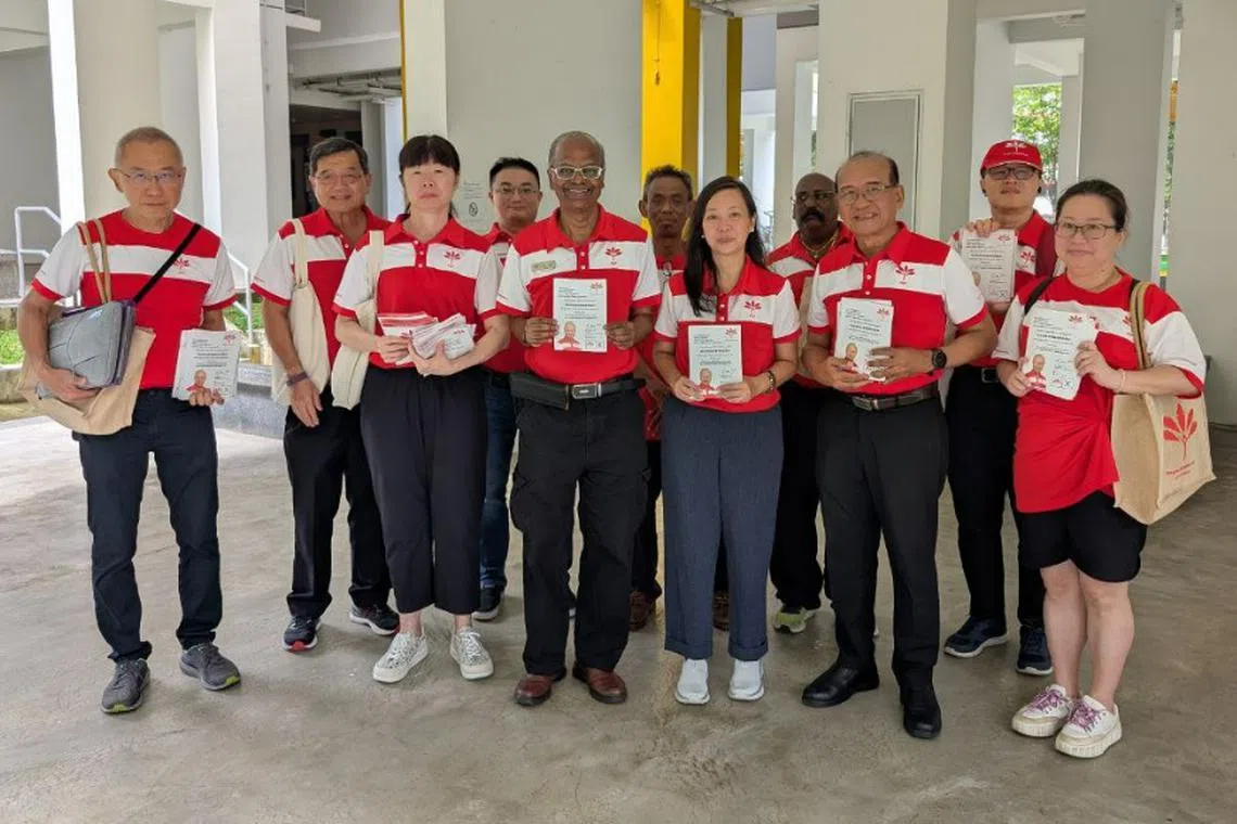 சிங்கப்பூர் முன்னேற்றக் கட்சி வீடு வீடாகப் பிரசாரம்