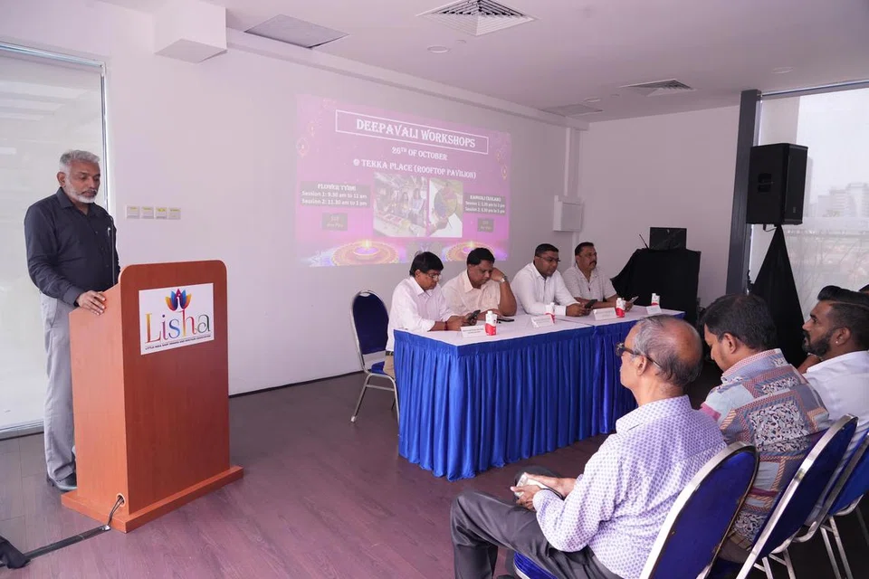 தீபாவளிக் கொண்டாட்டம் தொடர்பான செய்தியாளர் கூட்டம் செவ்வாய்க்கிழமை (செப்டம்பர் 10) நடைபெற்றது.