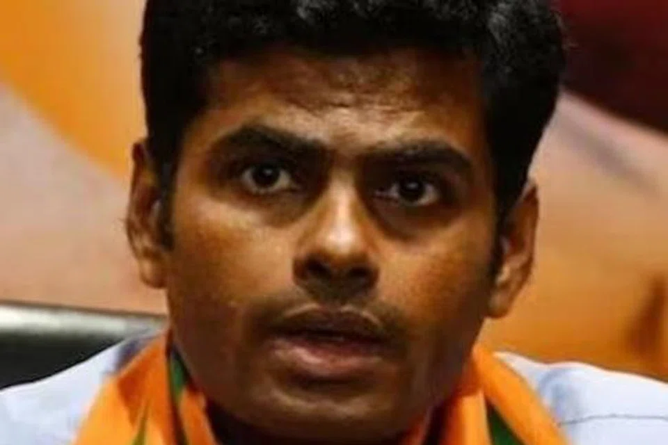 தமிழ்நாடு பாரதிய ஜனதா கட்சித் தலைவர் அண்ணாமலை.