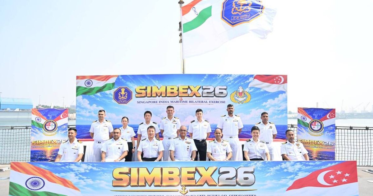 சிங்கப்பூர், இந்தியக் கடற்படைகளின் 33வது இருதரப்புப் பயிற்சி