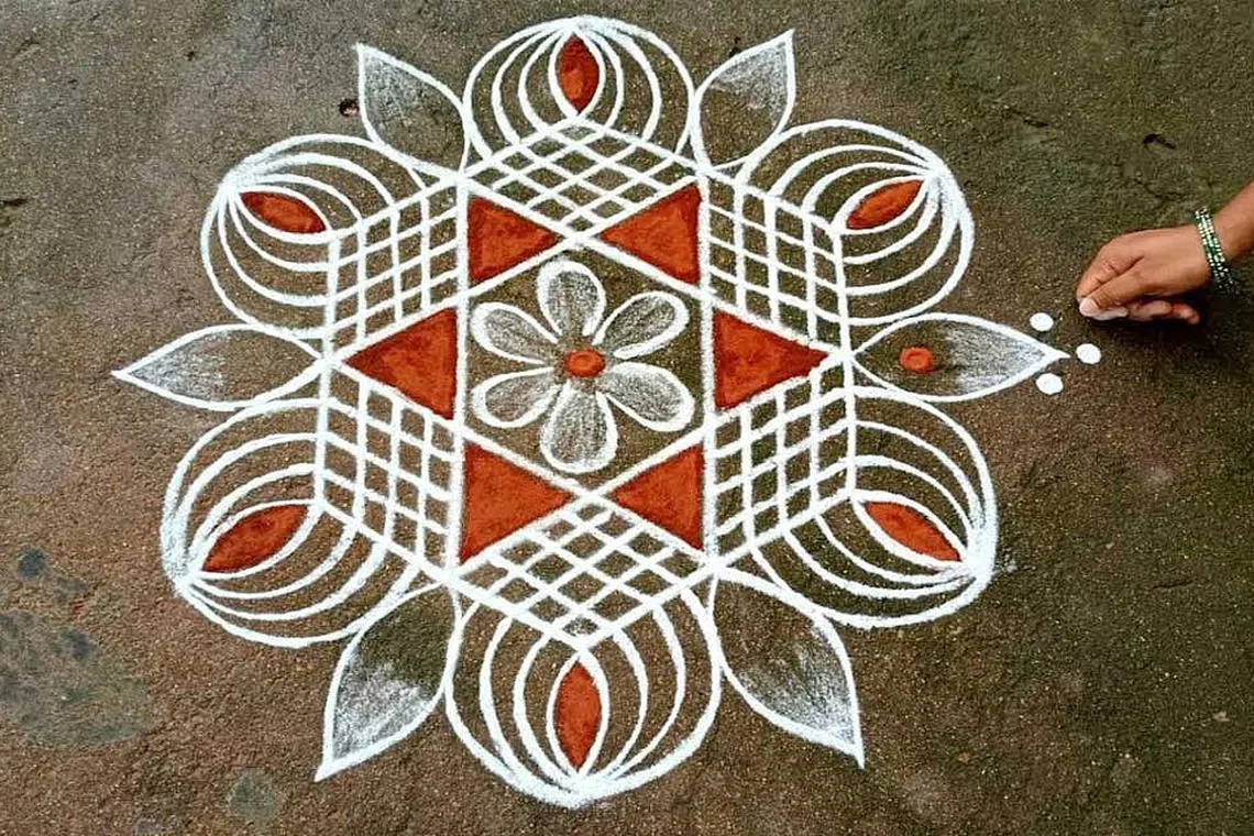 கோலம் போட கற்றுக்கொண்டேன் 