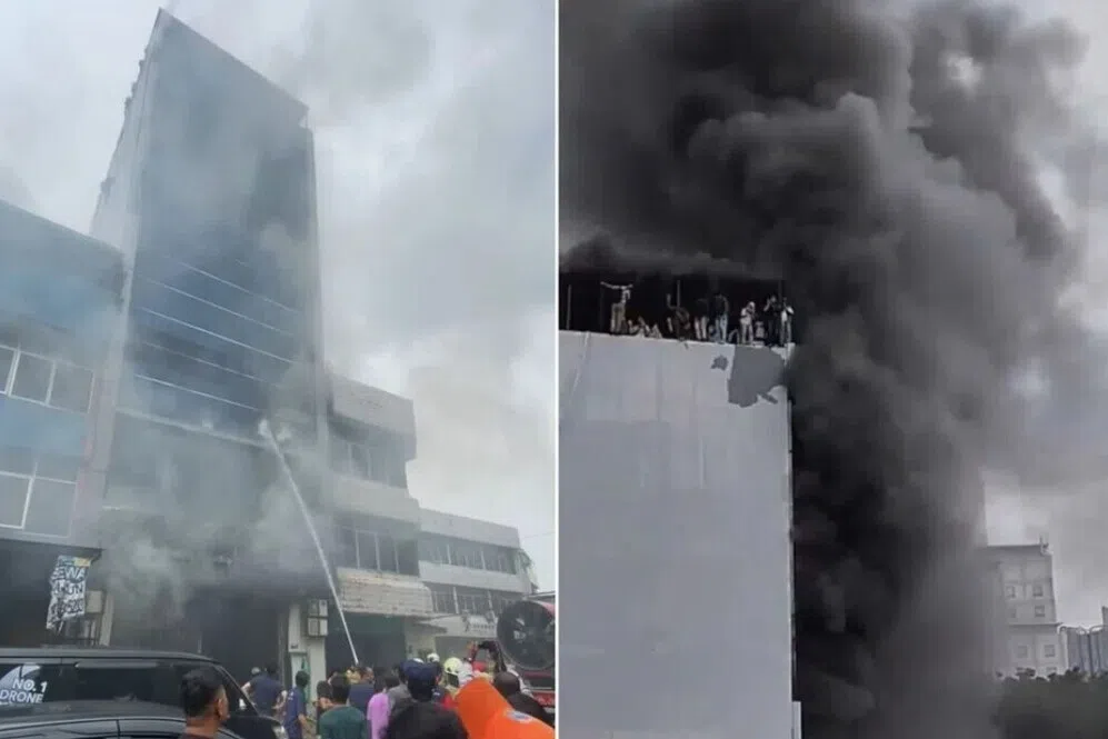 ஜகார்த்தா ஏழு மாடி கட்டடத்தில் தீ; 20 பேர் மரணமடைந்தனர்