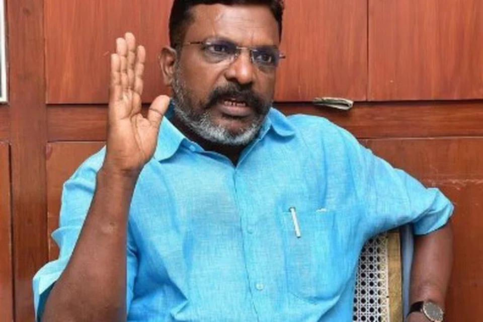 விடுதலை சிறுத்தைகள் கட்சித் தலைவர் திருமாவளவன் எம்.பி. 
