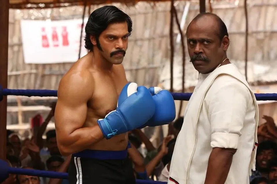 ‘சார்பட்டா பரம்பரை’ படத்தில் ஆர்யா, பசுபதி.