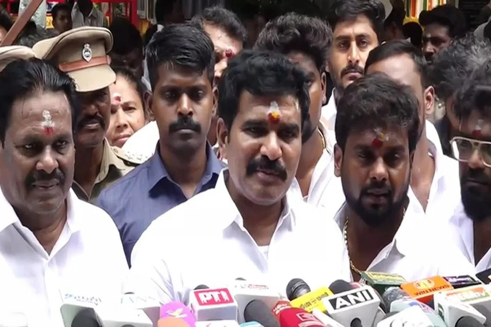 தமிழக அமைச்சர் நிர்மல் குமார்.