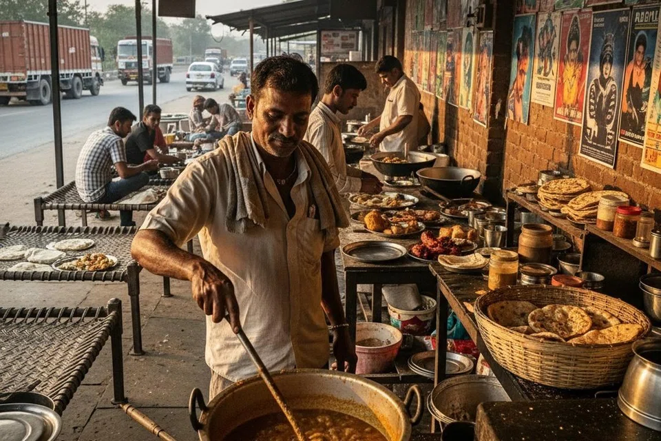தாபா சமையல்காரர். இது, ஏஐ தொழில்நுட்பத்தில் உருவாக்கப்பட்ட மாதிரி படம்.