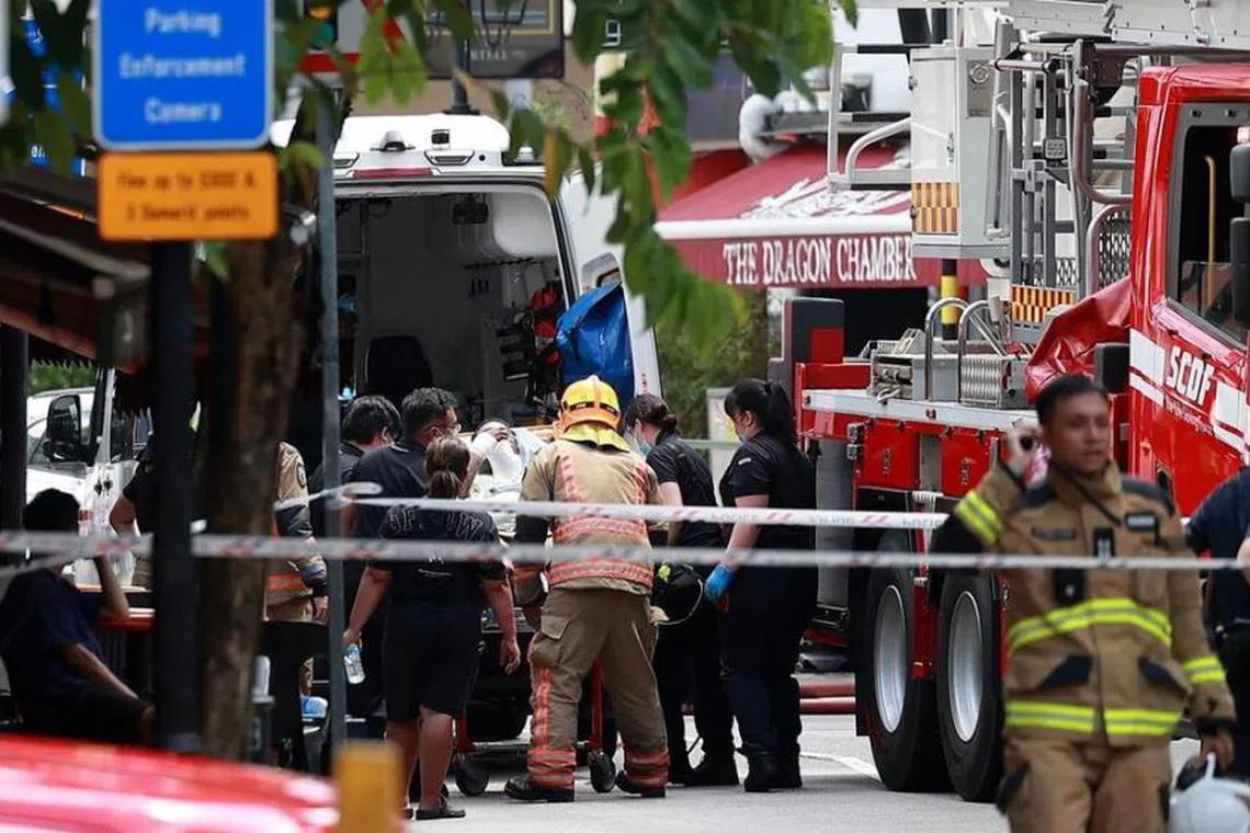 போட் கீ கடைவீட்டில் தீ: ஒருவருக்கு இலேசான தீக்காயம்