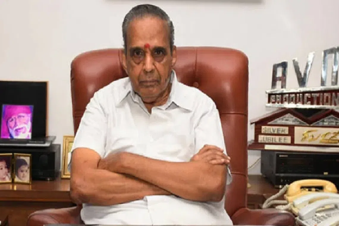தமிழ்த் திரையுலகின் பழம்பெரும் தயாரிப்பாளர் ஏவிஎம் சரவணம் காலமானார்