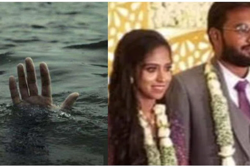 விபூஷினா - லோகேஷ்வரன் என்ற இவ்விருவருக்கும் இம்மாதம் 1ஆம் தேதி திருமணம் நடைபெற்றது. படம்: இந்திய ஊடகம்