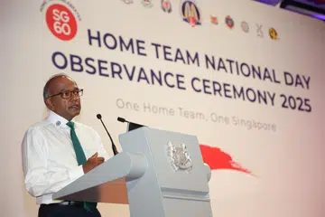 நிகழ்ச்சியில் தேசியப் பாதுகாப்பு ஒருங்கிணைப்பு அமைச்சரும் உள்துறை அமைச்சருமான கா. சண்முகம் சிறப்பு விருந்தினராகக் கலந்துகொண்டு உரையாற்றினார்.