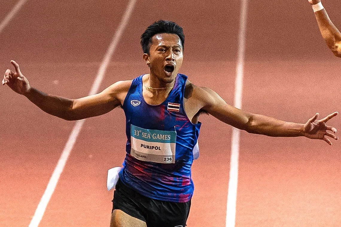 100 மீட்டர் ஓட்டத்தில் தாய்லாந்து வீரரின் வரலாற்றுச் சாதனை 