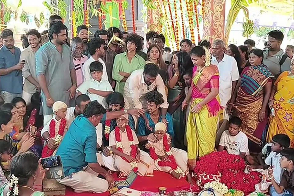 நடனக் கலைஞர் பஞ்சமி வீட்டு நிகழ்ச்சியில் கலந்துகொண்ட நடிகர் சூரி.