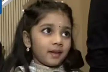 சிறுமி திரிஷா தோஷர்.