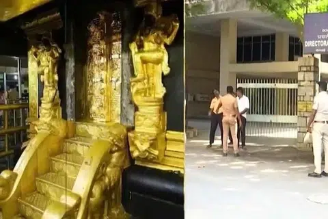 நகைகள் மீண்டும் கோவில் நிர்வாகத்திடம் ஒப்படைக்கப்பட்டபோது நான்கு கிலோவுக்கும் அதிகமான தங்கம் மாயமானது அம்பலமானது.