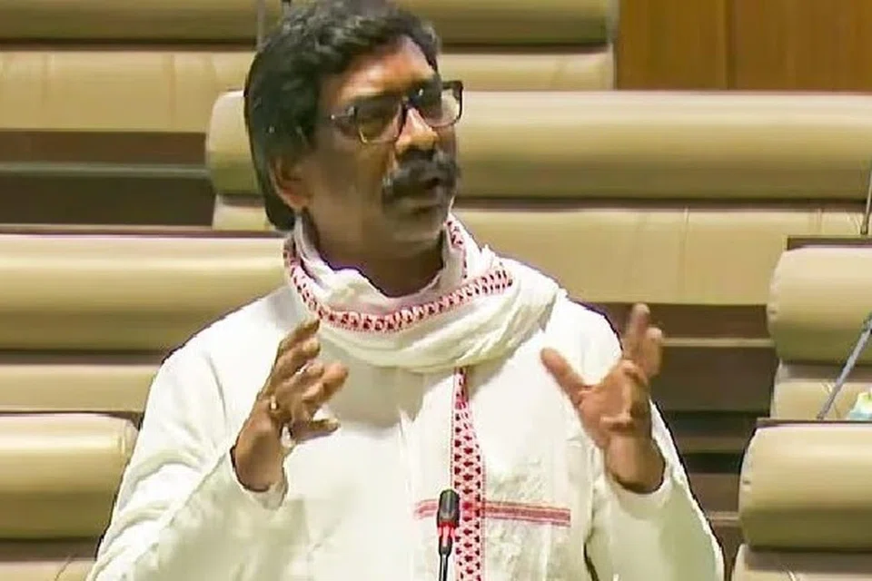 ஜார்க்கண்ட் மாநிலத்தின் முன்னாள் முதல்வர் ஹேமந்த் சோரன்.