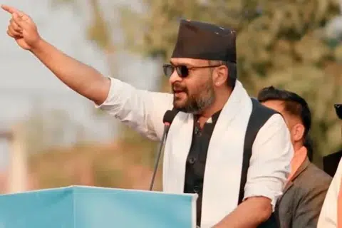 நேப்பாளப் பிரதமர் பாலேந்திர ஷா.