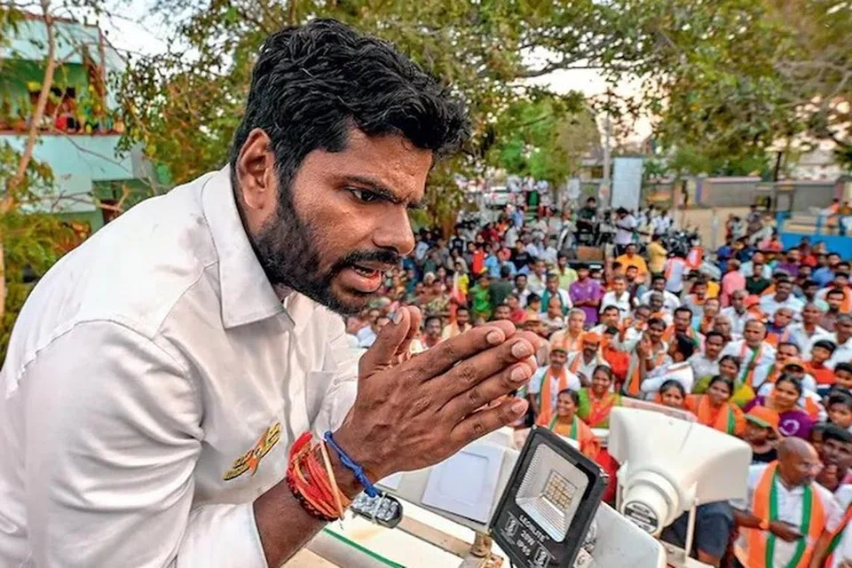 பாரதிய ஜனதா கட்சியின் தமிழகத் தலைவர் அண்ணாமலை.